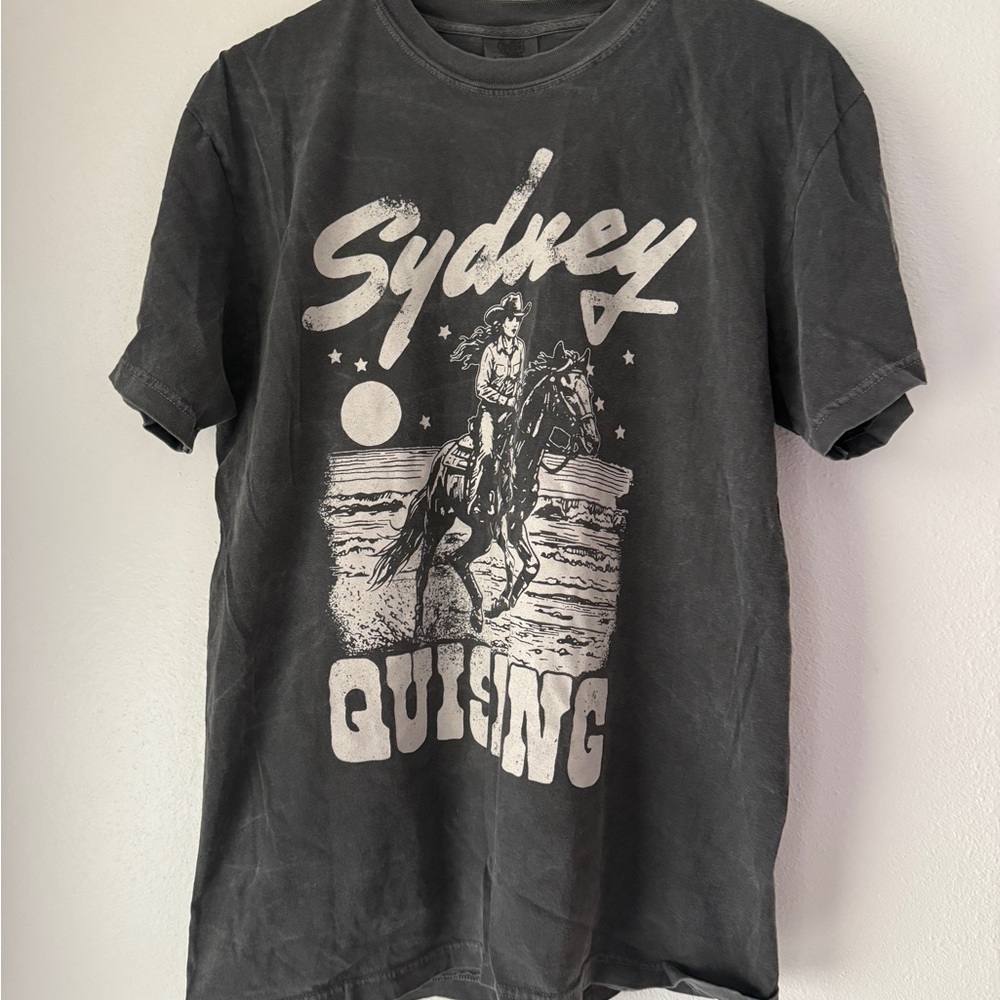 Comfort Colors Black Graphic Tee Sydney Quiseng Indie Pop/ Country